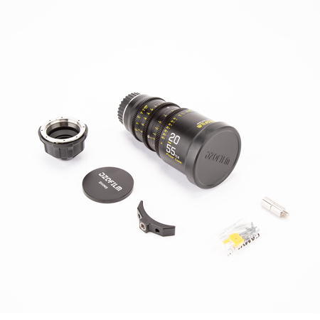 DZOFILM Pictor 20-55mm T2.8 Super35 Parfocal Cine Lens for PL Mount and Canon EF, Black