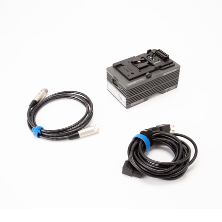 Sony AC-DN2B AC Power Supply and Battery Charger for V-Mount Equipment, includes4-Pin XLR Connector