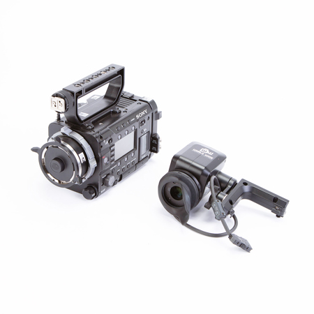 Sony PMW-F55 CineAlta 4K Digital Cinema Camera - Bundle With Sony DVFEL100 OLED Viewfinder.