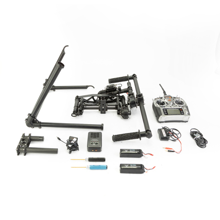 Freefly MOVI M10 Digital 3-Axis Gyro Stabilized Handheld Camera Gimbal, DX8 8-Channel Transmitter, Custom Pelican Case