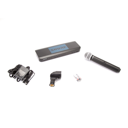 Shure BLX288 Dual-Channel Wireless Handheld Microphone System with PG58 Capsule J11: 596-616MHz