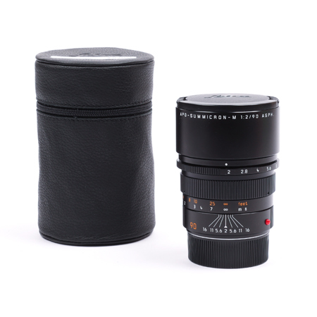 Leica 90mm f/2.0 APO SUMMICRON-M Aspherical, Manual Focus (6-Bit Coded) Lens for M System - Black