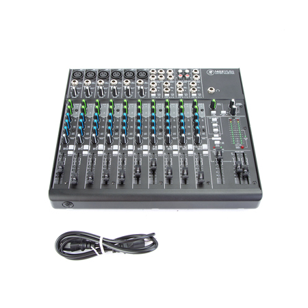 Mackie 14-Channel Compact Mixer, 3-Band EQ (80 Hz & 2.5 and 12 kHz), 2.5Kohm Mic In Impedance