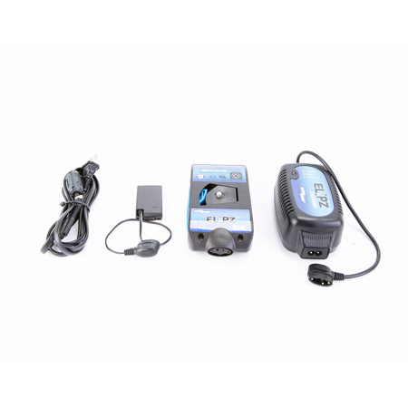 Anton Bauer ElipZ-10K Package with 75wh 7.2 volt Rechargeable Lithium-Ion Battery and Desktop Charger.