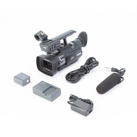 JVC GY-HM100U ProHD Compact Handheld 3-CCD Camcorder with Optical Image Stabilization