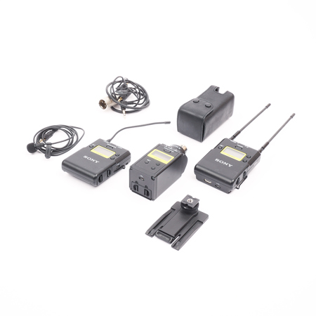 Sony UWP-D16/14 Integrated Digital Plug-on & Lavalier Combo Wireless Microphone System, UHF Channels 14/25: 470 to 542 MHz