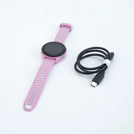 Garmin Forerunner 265S Multisport GPS Smartwatch, Light Pink/Whitestone