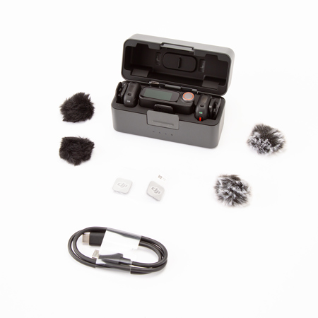 DJI Mic 3 2-Person Advanced Mini 2.4GHz Wireless Microphone System with Charging Case