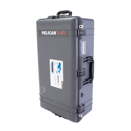Pelican 1615TRVL Wheeled Check-In Air Travel Case with Lid Organizer and Packing Cubes, Charcoal
