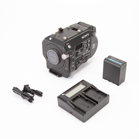 Sony PXW-FS7 4K XDCAM Camera System with Super 35 CMOS Sensor, "Body Only". Monitor Unit, Viewfinder, Top Handle, and Microphone Holder are not included.