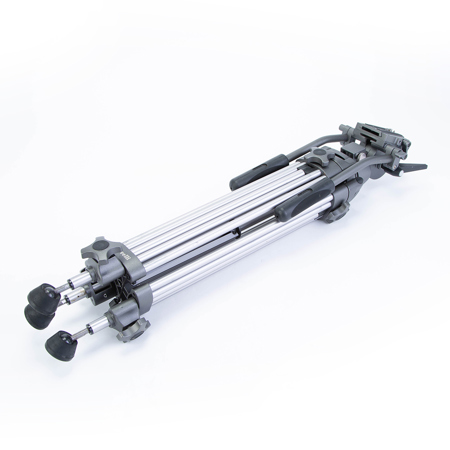Ravelli AVTP Professional 75mm Video Camera Tripod with Fluid Drag Head