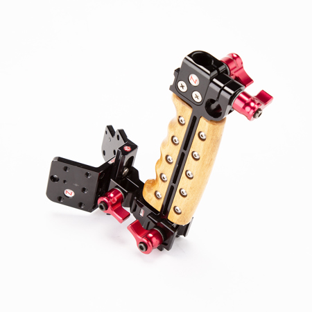 Zacuto C300/C500 Helmet Kit, Includes C300/C500 Helmet, 3" Z-Rail, Recoil Handle, Set of Mounting Screws