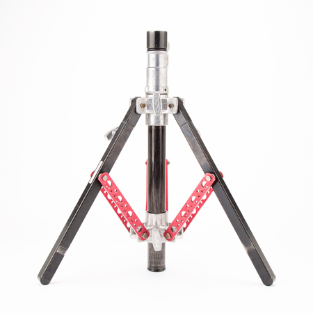 Matthews Slider Stand, 80lbs Capacity, 46" Maximum Height, 24" Minimum Height, Military Black Chrome Plated