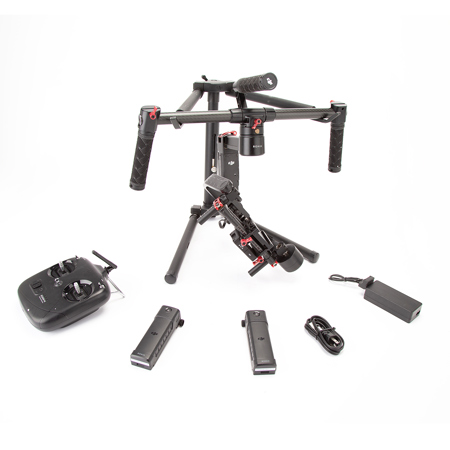 DJI Ronin-M 3-Axis Gimbal Stabilizer, Supports up to 8 lbs, with Transmitter for Remote Pan/Tilt Control