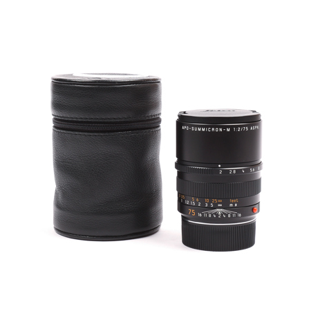 Leica APO-SUMMICRON-M 75mm f/2.0 ASPH Telephoto Manual Focus Lens for M System (Without 6-bit Coding)