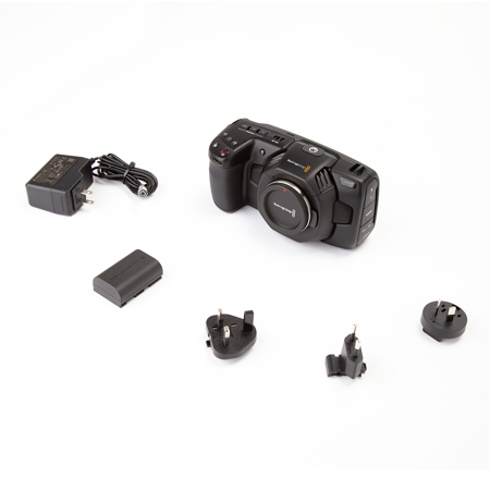 Blackmagic Design Pocket Cinema Camera 4K Body Only With Active Micro Four Thirds Lens Mount (No DaVinci Resolve Dongle)