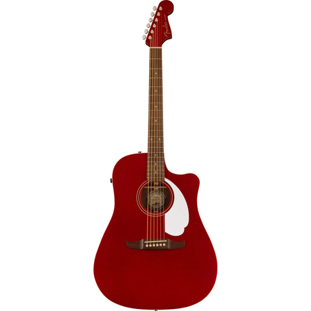 Fender Redondo Player Acoustic Electric Guitar Candy Apple Red