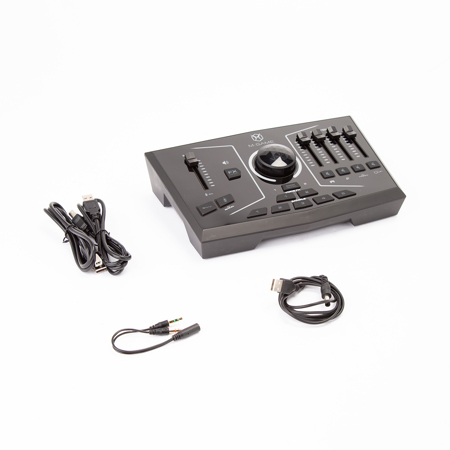 M-Game RGB Dual USB Streaming Mixer and Audio Interface with RGB LED Lighting