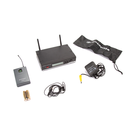 Sennheiser XSW 12 Presentation Set Wireless Lavalier Microphone System, 548-572 MHz Frequency Range, 960 Tunable Frequencies
