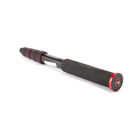 Manfrotto Element 5-Section Aluminum Monopod, 33.1lb Capacity, 59.1" Maximum Length, Red