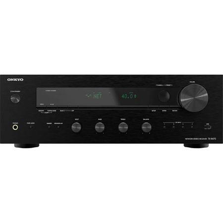 Onkyo TX-8470 110W 2-Channel 8K Network AVR Receiver, Black