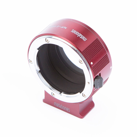 Metabones Nikon F Lens to Sony E-Mount Camera T Adapter II, Red