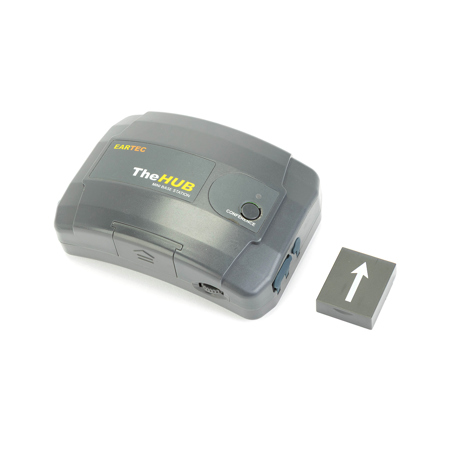 Eartec HUB Mini Duplex Transceiver Base for 1 Plug-In & up to 8 Wireless UltraLITE Headsets (USA)