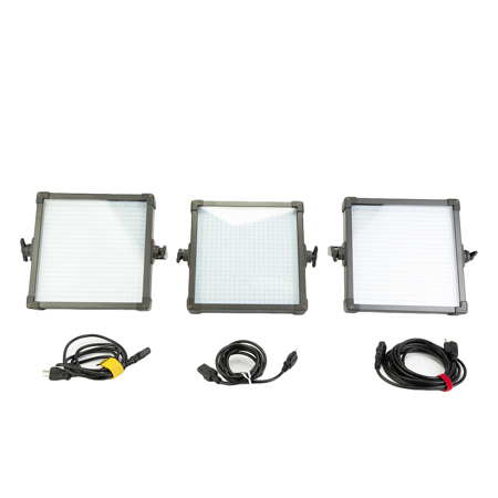 Lighting K4000S Bi-Color LED Panel, 3 Light Kit Bundle