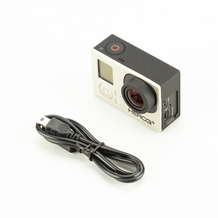 GoPro HERO3+ Black Edition Camera, 12MP Photos Up to 30 fps, 4K Video Resolution, Built-In Wi-Fi