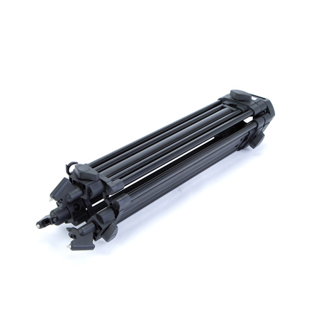 Vinten 3819-3 Pozi-Loc Aluminum Tripod Legs with 75mm Bowl, 55 lbs Capacity, Black