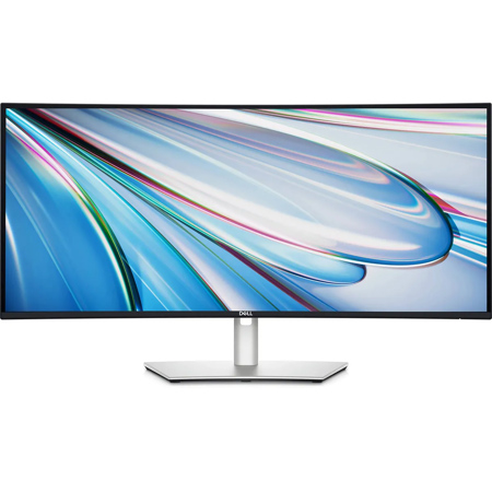 Dell UltraSharp U3425WE 34.1" 21:9 UWQHD 120Hz USB-C Curved IPS LED Monitor, Silver