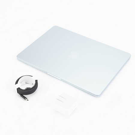 Apple MacBook Air 13.6" with M4 Chip, Early 2025, Sky Blue 10-Core/10-Core 16GB 512GB 35W Dual Adapter