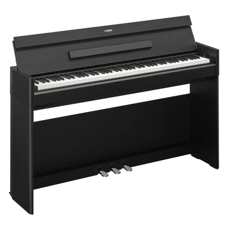Arius YDP-S55 88-Key Slim Design Weighted Action Console Digital Piano, Black Walnut