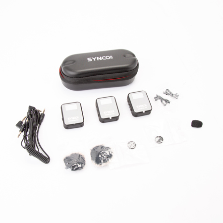 Synco Audio G2 Mega 2-Person Digital Wireless Lavalier Microphone System for Cameras and Smartphones