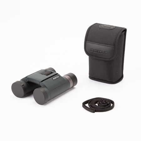 Pentax 8x25 AD Series Waterproof Roof Prism Binocular with 5.5 Degree Angle of View, Multicoated