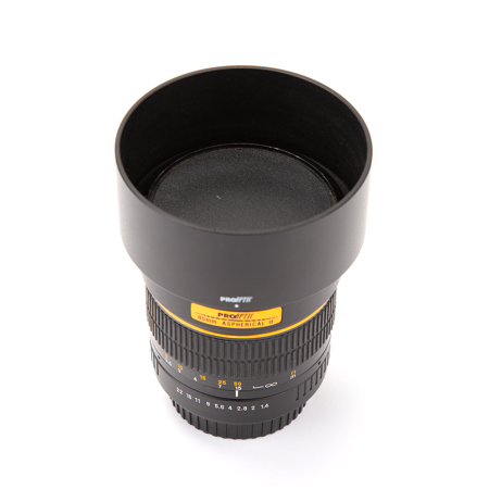 ProOptic 85mm f/1.4 Telephoto Manual Focus Lens for Canon EOS Mount SLR Cameras