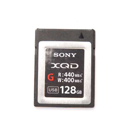 Sony G Series 128GB XQD Memory Card, 400MB/s Write Speed, 440MB/s Read Speed