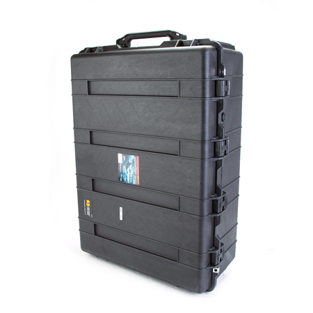 Pelican 1730 Watertight Transport Case with Foam Insert & Wheels, Charcoal Black