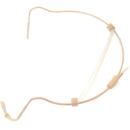 Voice Technologies VT700 Omnidirectional Headworn Microphone with TA5F Connector for Lectrosonics SMA/SMV/SMQV/UMA/LMATransmitters, 50Hz-18kHz Frequency Response, Beige