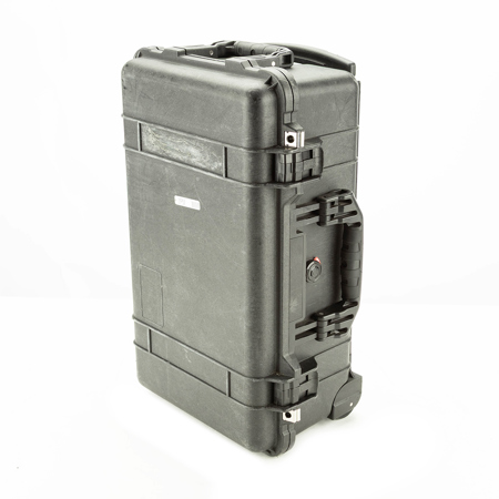 Jason Cases Protective Case with Laser-Cut Foam for Canon 17-120mm Lens, Red Overlay