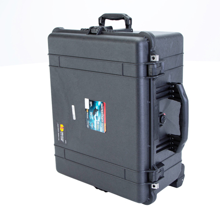 Pelican 1610 Watertight Hard Case with Wheels, without Foam - Black