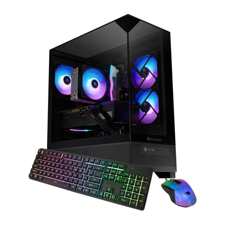 iBUYPOWER Element SE ESI5N5501 Gaming Desktop Computer, Intel Core i5-14400F 2.5GHz, 16GB RAM, 1TB SSD, NVIDIA GeForce RTX 5050 8GB, Windows 11 Home, Black