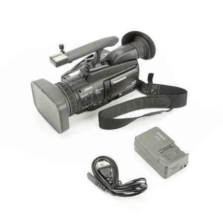 Panasonic AG-HMC40 3MOS Handheld AVCCAM Camcorder, 12x Optical Zoom, 2.7" LCD Monitor, SD Memory Card Slot, - with Panasonic XLR Microphone Adapter and Mount