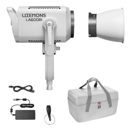 Godox Litemons LA600BI Bi-color LED Video Light Kit With Carry Bag (White)