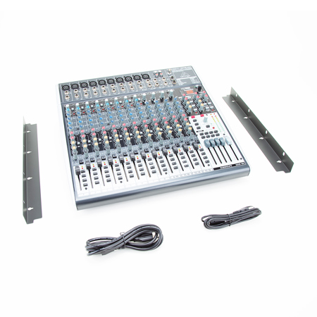 Behringer XENYX X2442USB Premium 24-Input 4/2-Bus Mixer with XENYX Mic Preamps and Compressors, British EQs