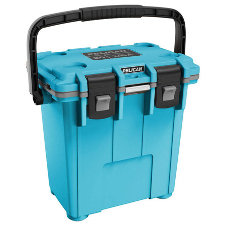 Pelican 20QT Elite Cooler Cool Blue/Gray