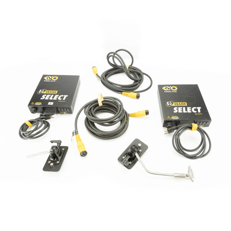 Kino Flo Gaffer Kit, Includes 2x 4Bank 4' Fixture, 2x 4Bank Ballast, 2x Lamp Case and Gaffer Ship Case, 2 Pin Euro Plug, Universal 230U (2-Unit)