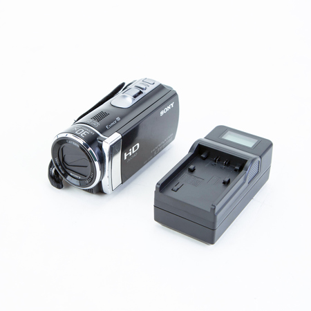Sony Sony HDR-CX190 HD Flash Memory Camcorder, Exmor CMOS Sensors, 5.3 Megapixel Resolution, 300x Digital/25x Optical Zoom, 2.7" LCD Display, Black