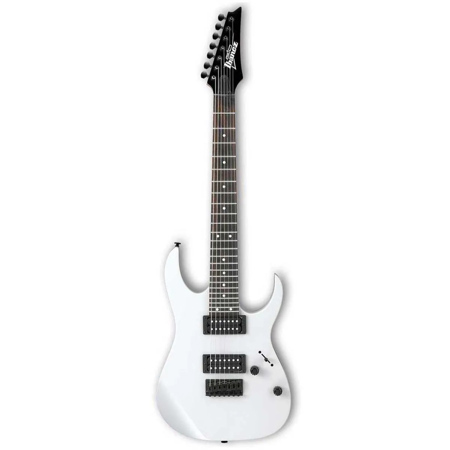 Ibanez GIO Series GRG7221 7-String Electric Guitar, 24 Frets, GRG Maple Neck, Rosewood Fretboard, Passive Pickup, White