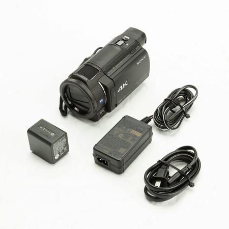 Sony FDR-AX33 4K Ultra HD Handycam Camcorder, f/1.8-f/3.4 Maximum Aperture, 10x Optical Zoom, Black
